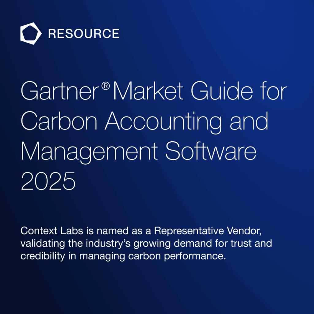 Gartner Market Guide for Carbon Accounting and Management Software 2025